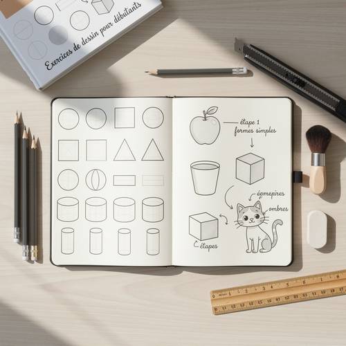 Exercices de dessin pour débutants