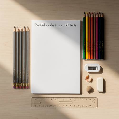 Matériel de dessin pour débutants